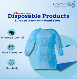 Surgeon Gown with Hand Towel